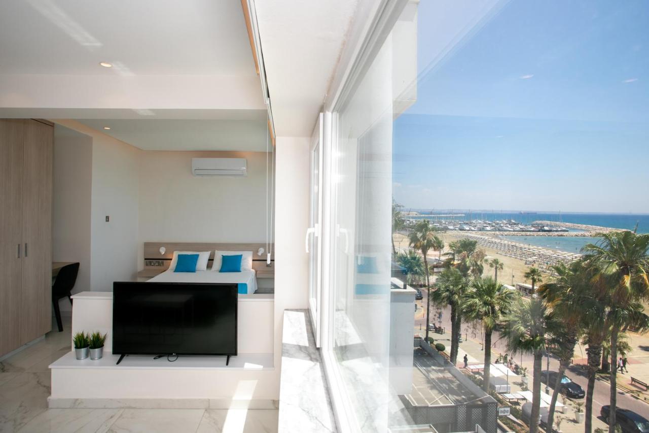 Les Palmiers Sunorama Beach Apartments ลาร์นาคา ภายนอก รูปภาพ